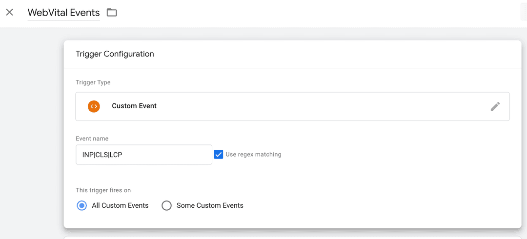 Create event